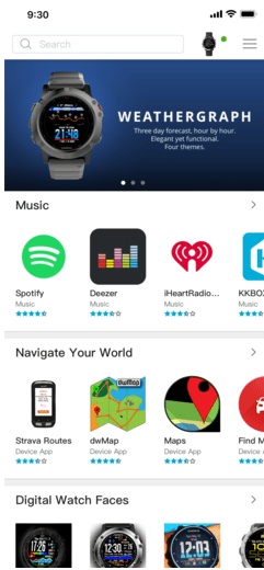 Garmin Connect IQ Store App