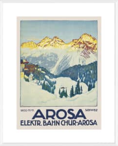 Arosa Emil Cardinaux - 10cm Mount Board Box White