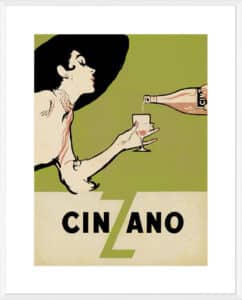Cinzano-Citrus - 10cm Mount Board Box White