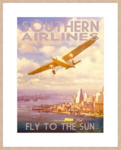 Southern Airlines - 10cm Mount Board Box Natural
