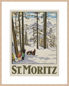 St. Moritz Emil Cardinaux - 10cm Mount Board Box Natural