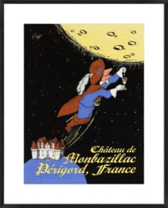 Vendanges de lune - 10cm Mount Board Box Black