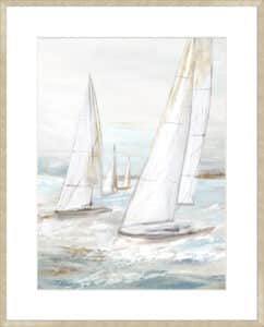Windswept Sails II - 10cm Mount Board Sm. Box Champagne 