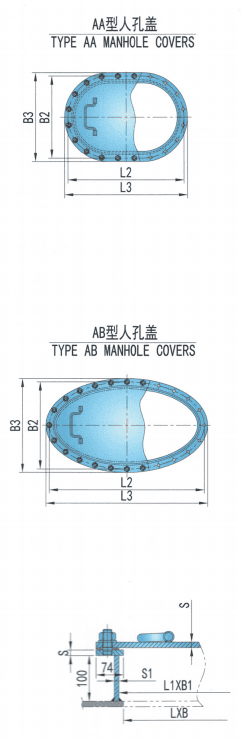 Marine manhole cover