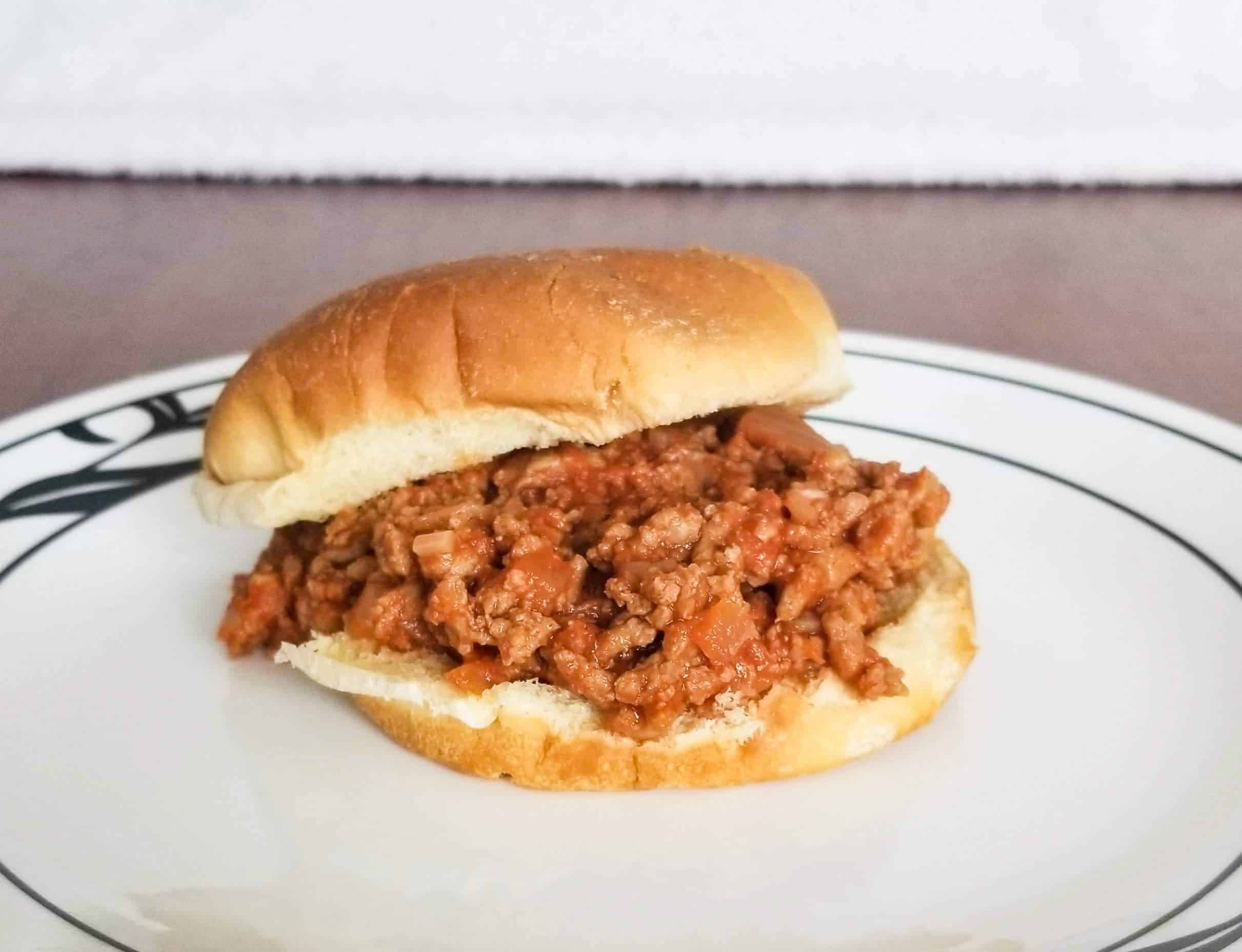 Healthy Sloppy Joes with Ground Turkey