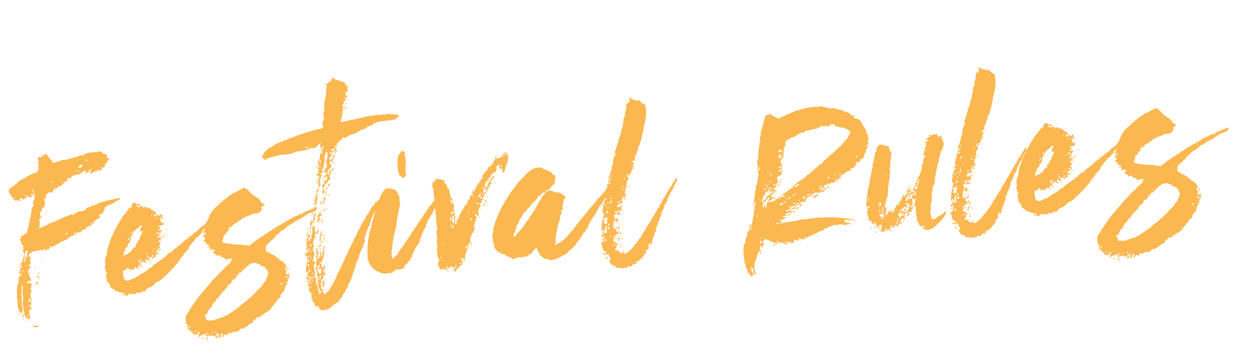 Rock The Park festival rules text