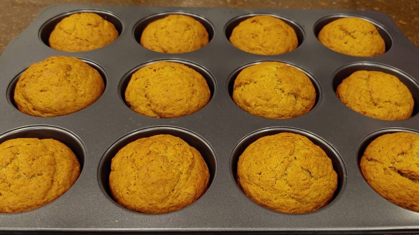 Banana Muffins ready to eat - Dining in with Danielle