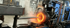 induction hardening production line for chrome bar