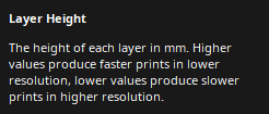 cura layer height description