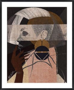 Face Off No. II - 5cm White Border