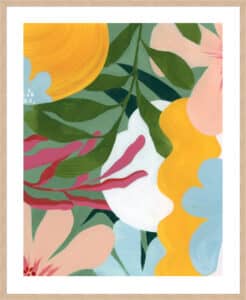 Gems of the Tropics I - 5cm White Border Box Natural