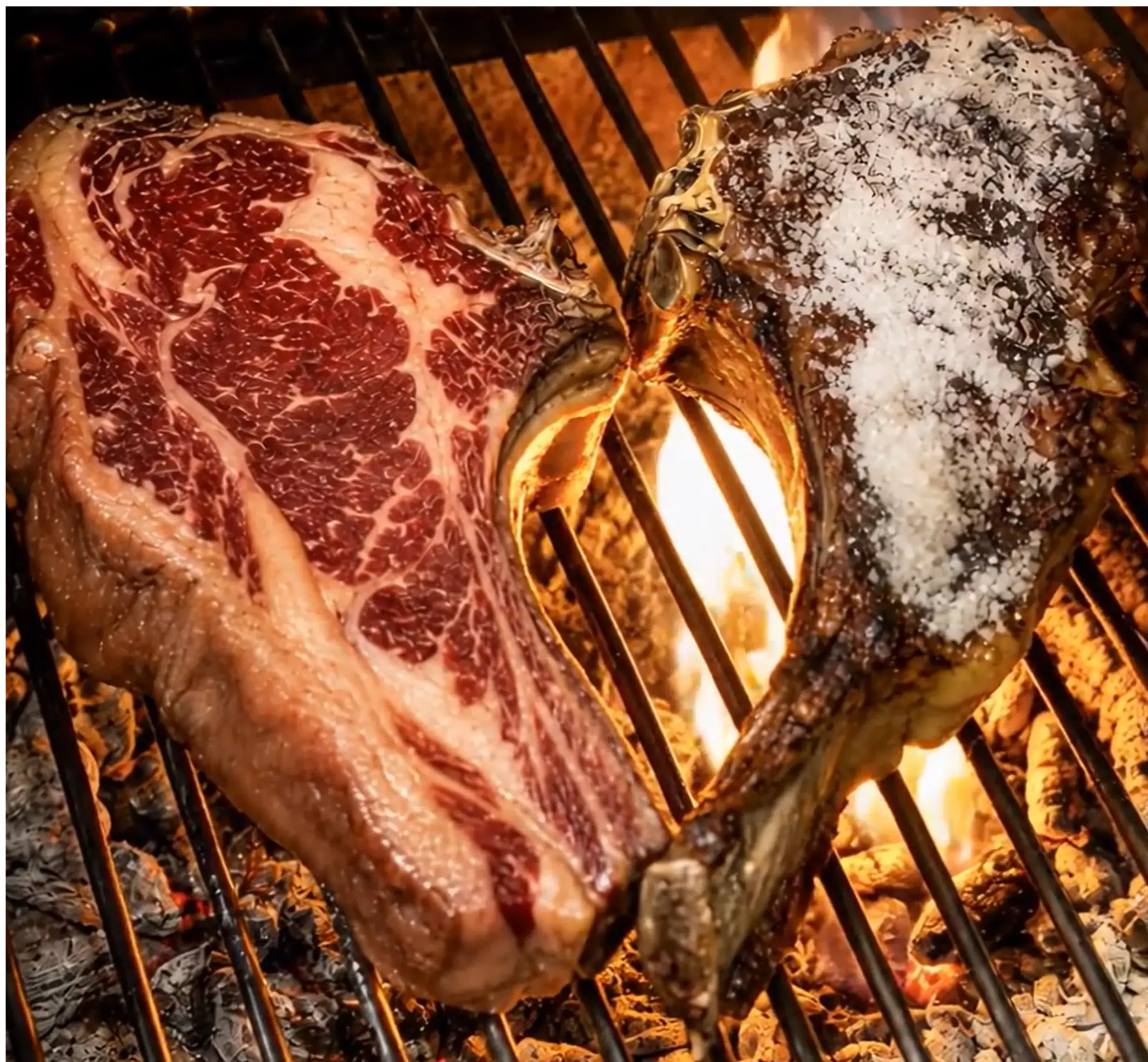 Alte Kuh Steaks aus dem Baskenland