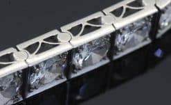 Alternative view of Antique Diamond Line Bracelet
