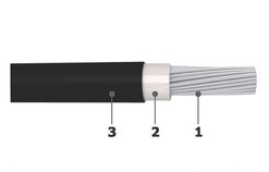 AI/XLPE/PVC 1 LÕI RUỘT NHÔM KHÔNG CÓ GIÁP-0.6/1 KV