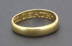 Alternative view of Posy Ring, "Keepe Faith Till Death"