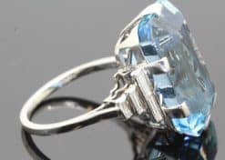 Alternative view of Exceptional Aquamarine Ring