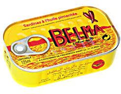 Belma sardine à l'huile pimentée