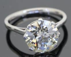 5.4ct Old European Cut Diamond Ring