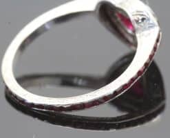 Alternative view of Amazing Ruby and Diamond Ring