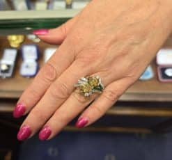 Alternative view of Exceptional Diamond Ring, Bailey Banks and Biddle