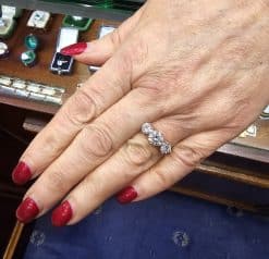 Alternative view of Diamond Three Stone Ring