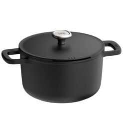 Kookpan met deksel antikleef Leo Phantom 24x14 cm