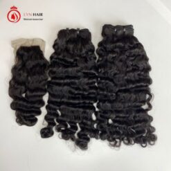 100% human raw burmese curly hair