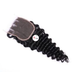 Deep Wave 6x6 Lace Closure Vietnamese Human Hair Back View