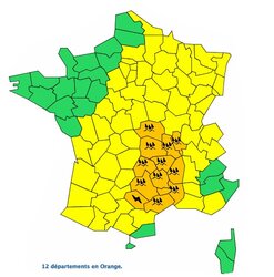Alerte aux pluies orageuses sur le Tarn et l’Aveyron