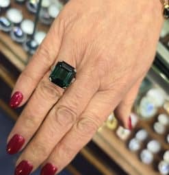 Alternative view of Tourmaline Ring