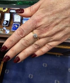 Alternative view of D colour Diamond Ring, GIA