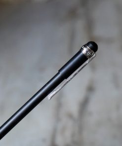 Stylo Roller Montblanc Scenium en Métal Noir Mat – Finition Platinum