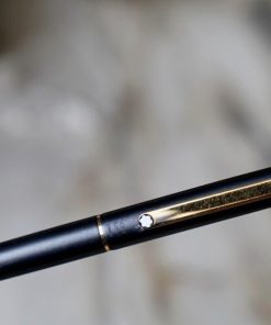 Stylo Plume Montblanc Classic en Laque Noire Mat – Plume Or Massif