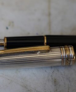 Stylo Plume Montblanc Meisterstück Doué Argent Massif 925 – Plume Or Massif 18 Carats