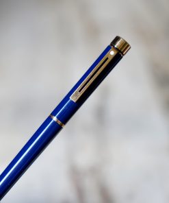 Stylo Plume Sheaffer Targa Laque Hermes Blue – Plume en Or Massif 14 Carats