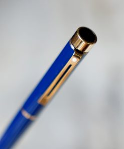Stylo Plume Sheaffer Targa Laque Hermes Blue – Plume en Or Massif 14 Carats – vue 2