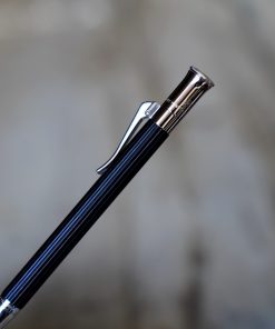 Stylo Porte – Mines Graf von Faber-Castell Bois de Grenadille – Fin. Plaqué Platine – vue 2