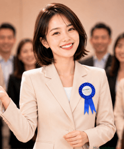 Hoa cài áo đại biểu Đức Cường