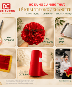 Bộ dụng cụ nghi thức lễ cắt băng khai trương