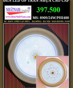 Đèn LED ốp trần nhựa 8909