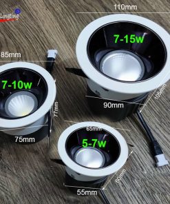 Kích thước đèn led âm trần cao cấp