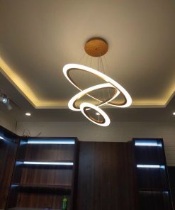 Đèn thả 3 vòng Decor G3 vàng