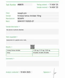 N-Acetyl Semax Amidate 10mg (10 vials/kit)
