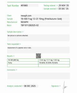 TB500 Frag 17-23 10mg (10 vials/kit)