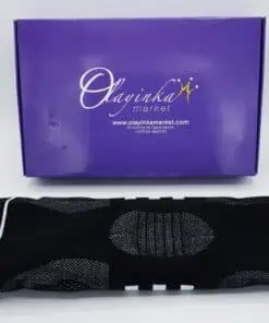 Genouillère de maintien élastique noire pour sport et douleurs articulaires – Olayinka Market