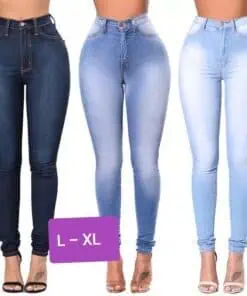 Jean femme taille haute skinny stretch grande taille L et XL