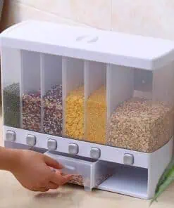 DISTRIBUTEUR MURAL DE CÉREALES, 6 EN 1