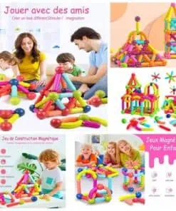 JEU DE CONSTRUCTION MAGNÉTIQUE 3D