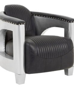 Alternative view of Hugo Black Leather Sofa Chair