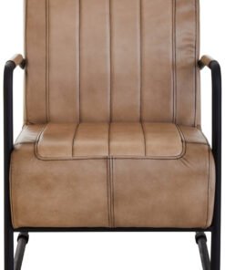 Belgravia Grey Leather Armchair